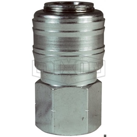 Dixon M Series ARO Quick Disconnect Pneumatic Coupler, 3/8 in Nominal, Quick Disconnect Coupler x FNPT, 30 3MF3-PL